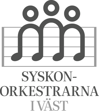 Syskonorkestrarna i Väst stående logo